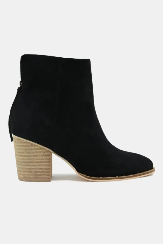 Beast Fashion Suede Point Toe Ankle Booties sold by Unique Kulture