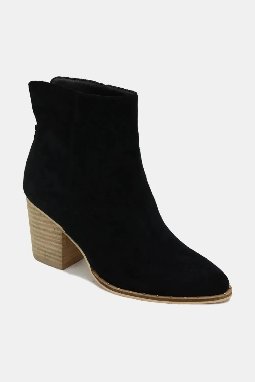 Beast Fashion Suede Point Toe Ankle Booties sold by Unique Kulture product image thumbnail 2