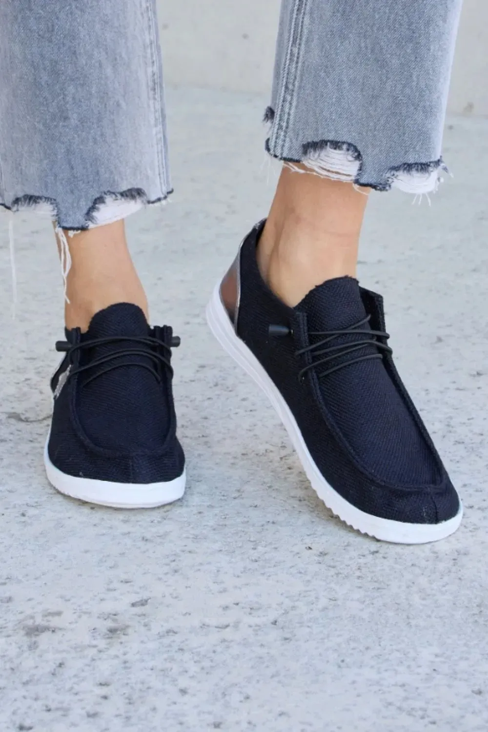 Forever Link Star Lace-Up Flat Sneakers sold by Unique Kulture product image thumbnail 2