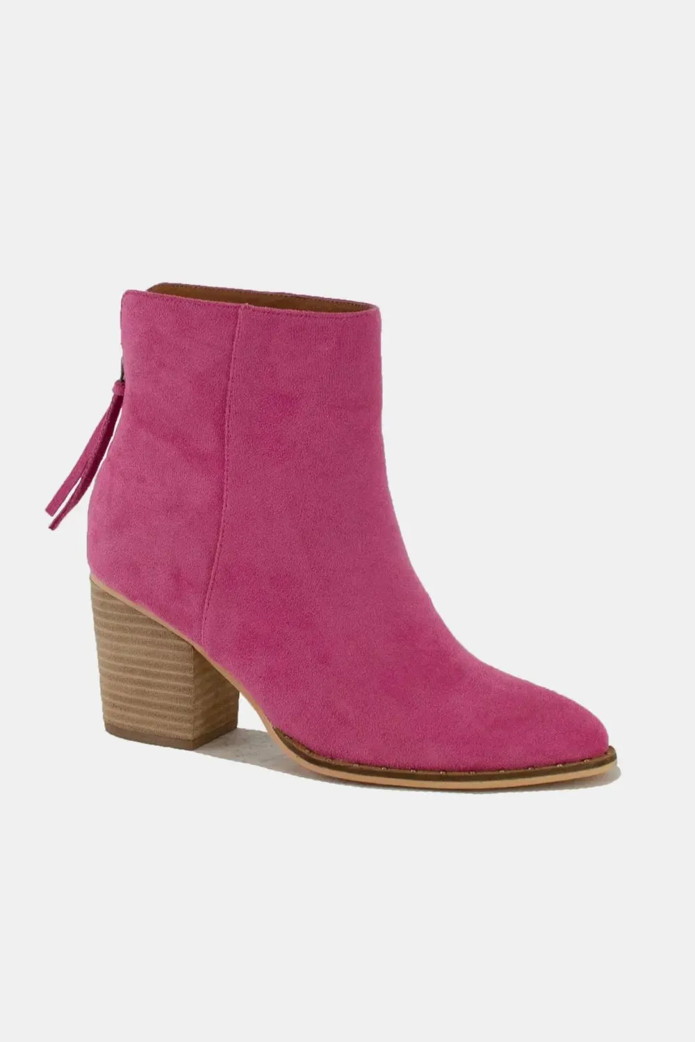 Beast Fashion Suede Point Toe Ankle Booties sold by Unique Kulture product image thumbnail 2