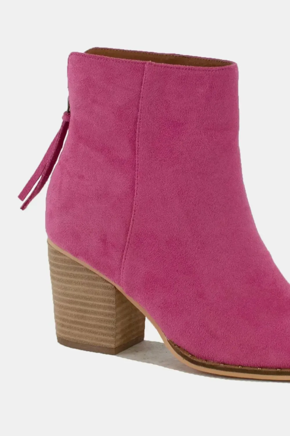 Beast Fashion Suede Point Toe Ankle Booties sold by Unique Kulture product image thumbnail 3