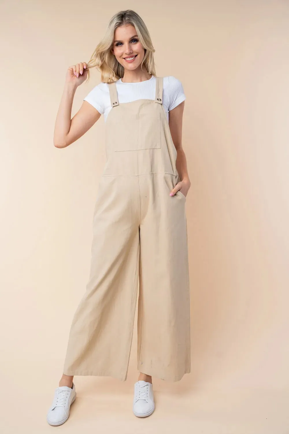 White Birch Sleeveless Wide Leg Jumpsuit sold by Unique Kulture product image thumbnail 5