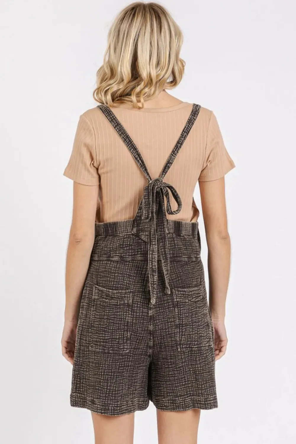 Mittoshop Textured Knotted Wide Strap Overalls sold by Unique Kulture product image thumbnail 2