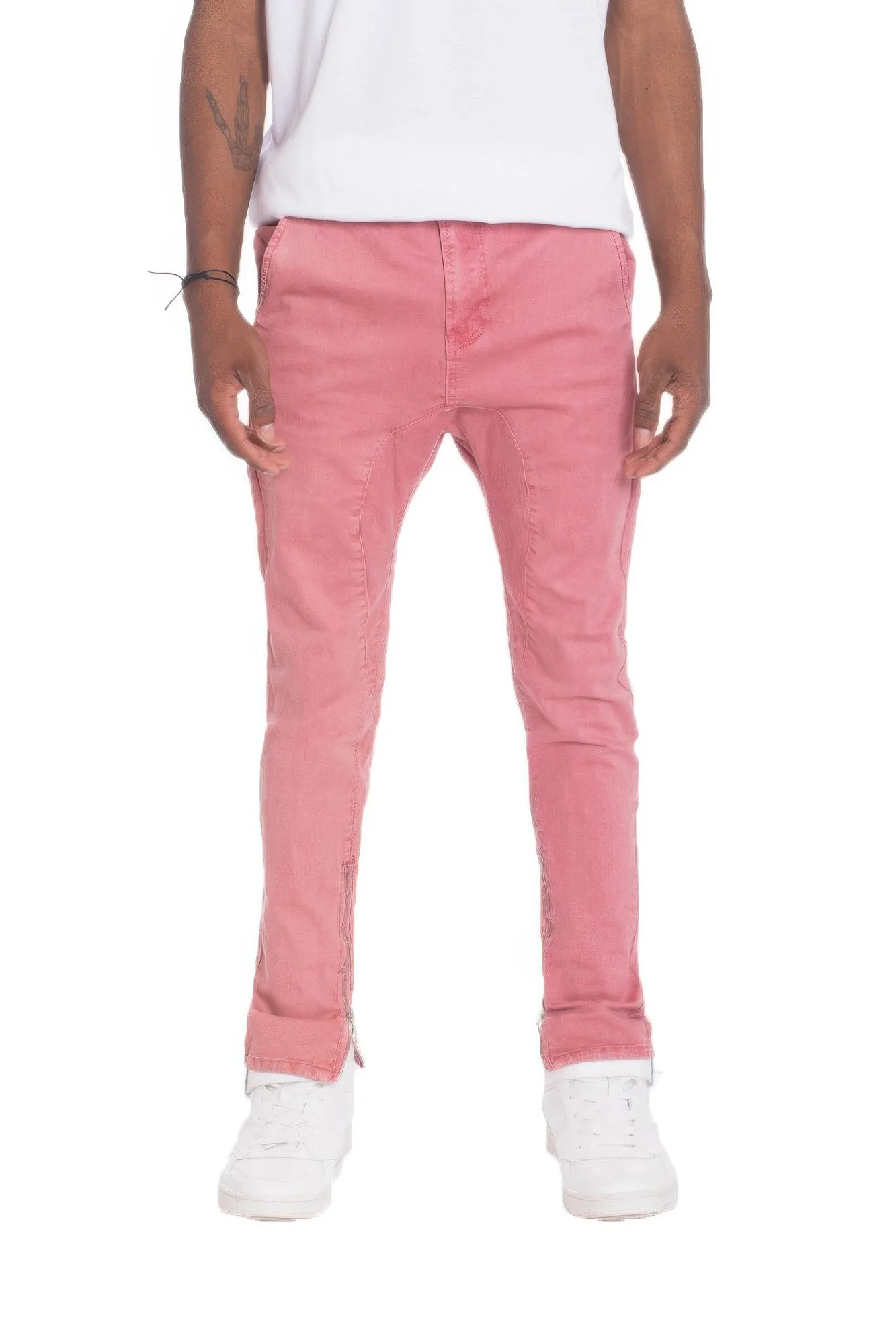 Distressed Denim Checkered Tape sold by Unique Kulture