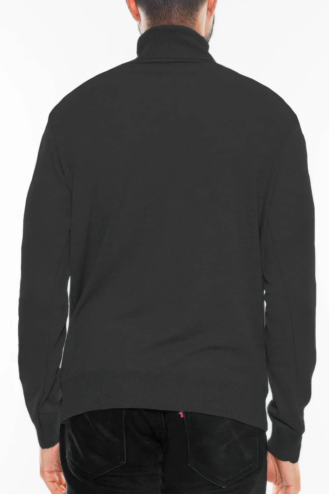 Mens Solid Turtleneck Sweater sold by Unique Kulture product image thumbnail 3