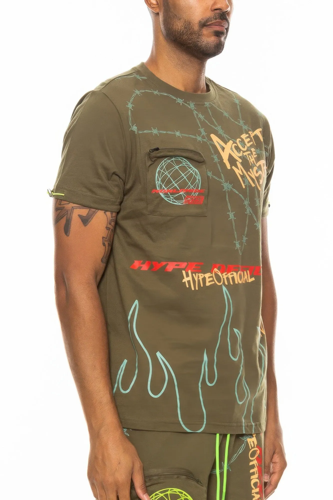 Graphic Print Hype Electric Tee sold by Unique Kulture product image thumbnail 2