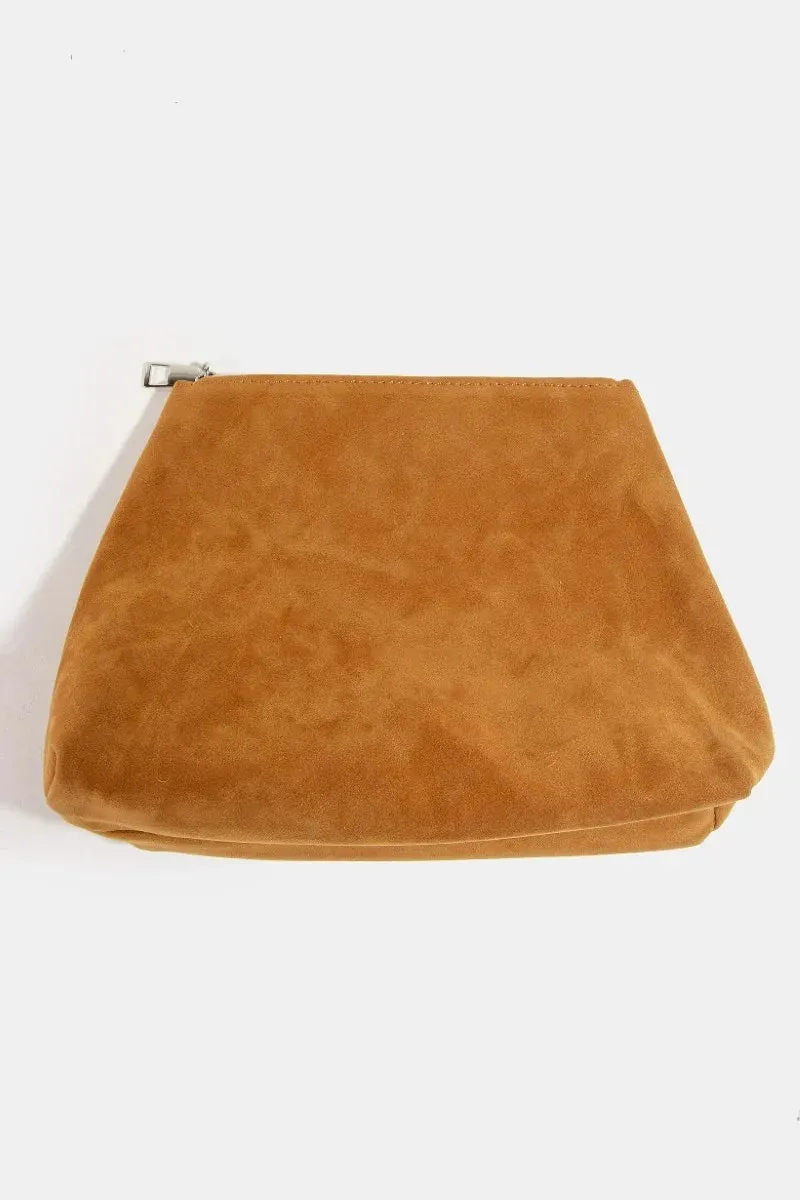 Fame Layered Fringe Detail Suede Hobo Bag sold by Unique Kulture product image thumbnail 3