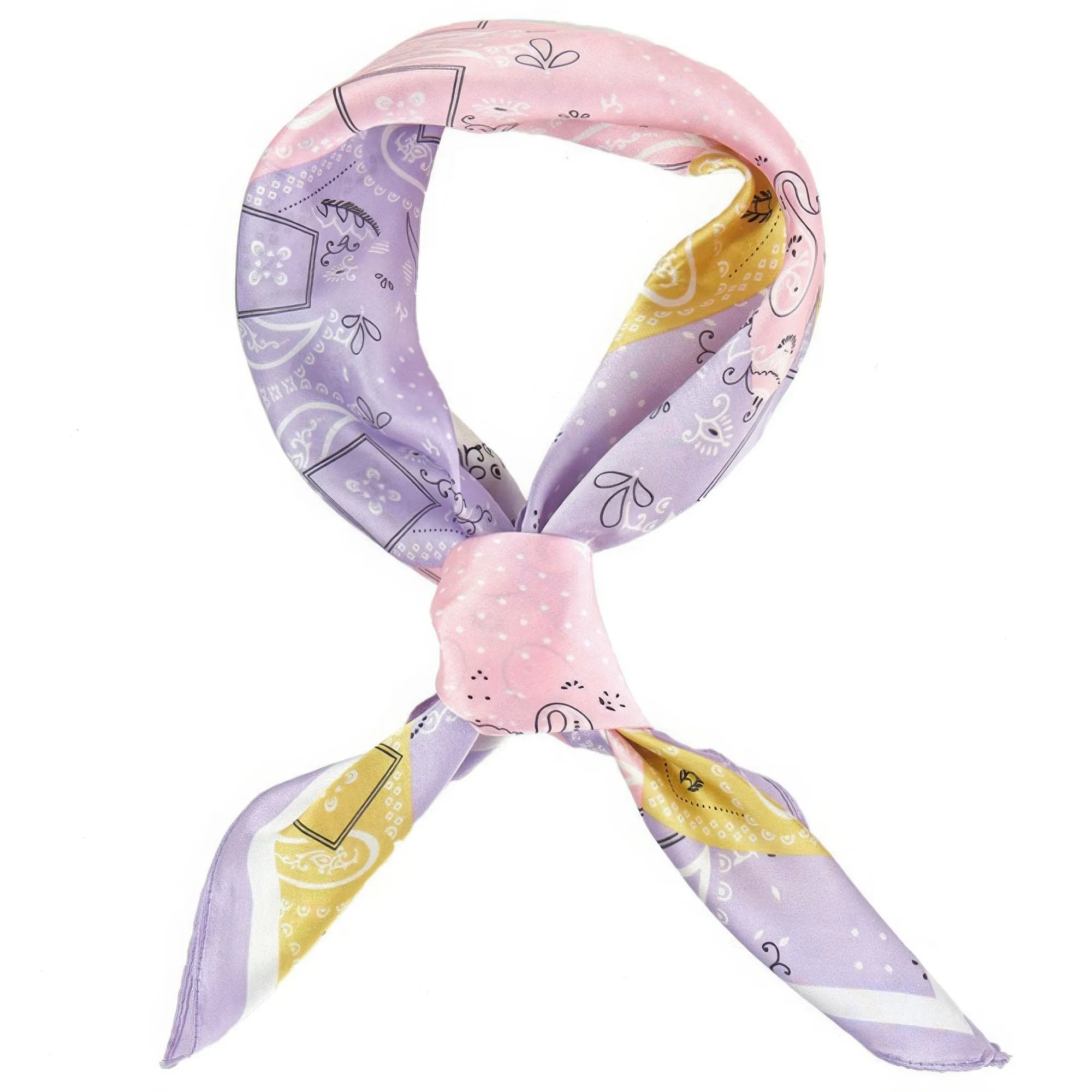 Paisley Dot Print Bandana sold by Unique Kulture product image thumbnail 3