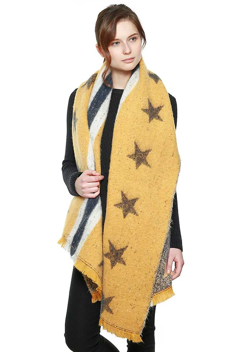 Stars & Stripe Oversized Scarf sold by Unique Kulture