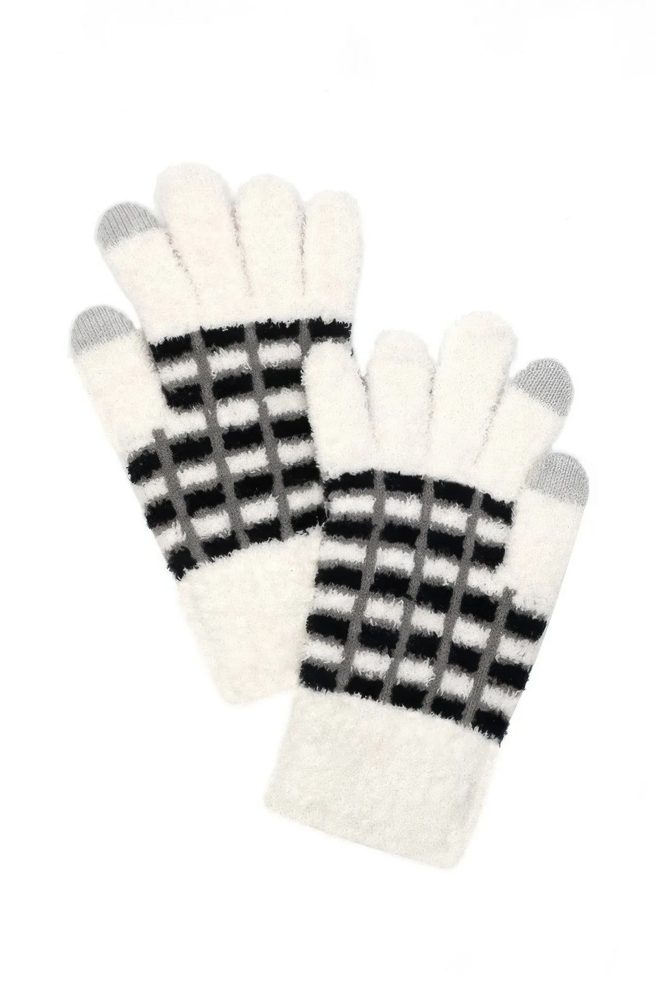 Cozy Color Blocked Smart Winter Gloves sold by Unique Kulture product image thumbnail 3