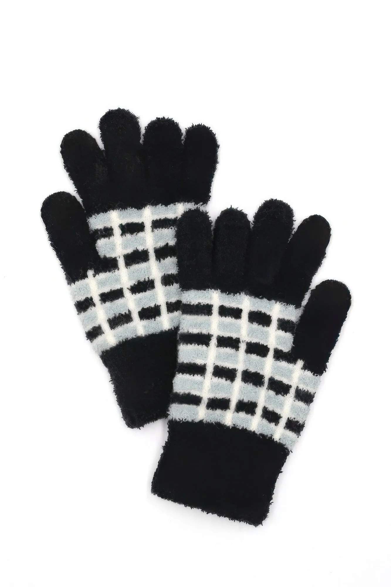 Cozy Color Blocked Smart Winter Gloves sold by Unique Kulture product image thumbnail 2