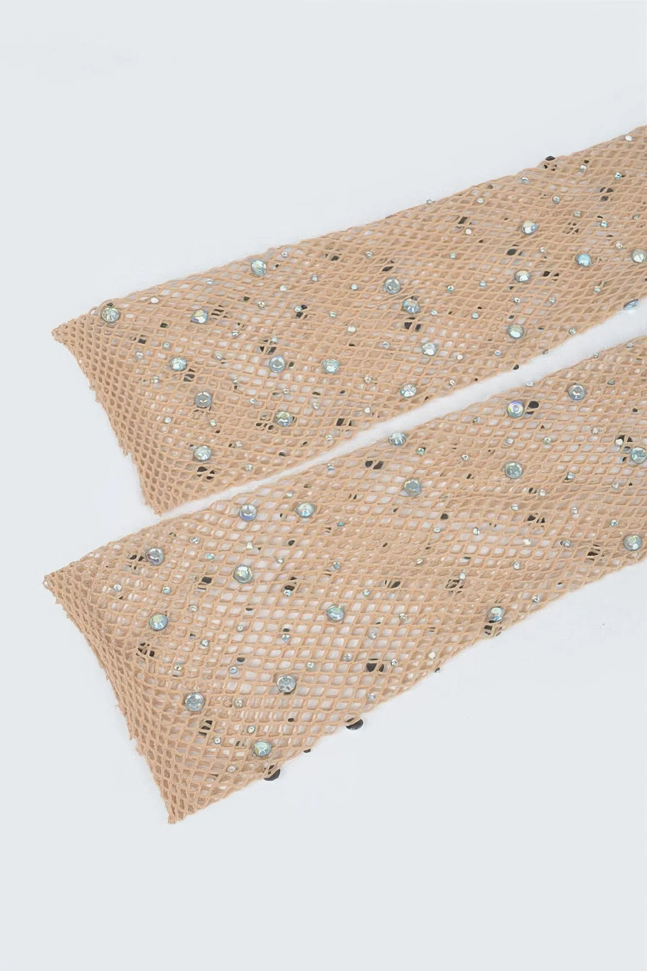 Rhinestone Mesh Long Gloves sold by Unique Kulture product image thumbnail 4