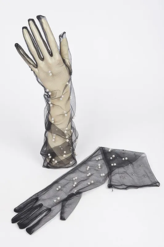 Mesh Long Gloves sold by Unique Kulture