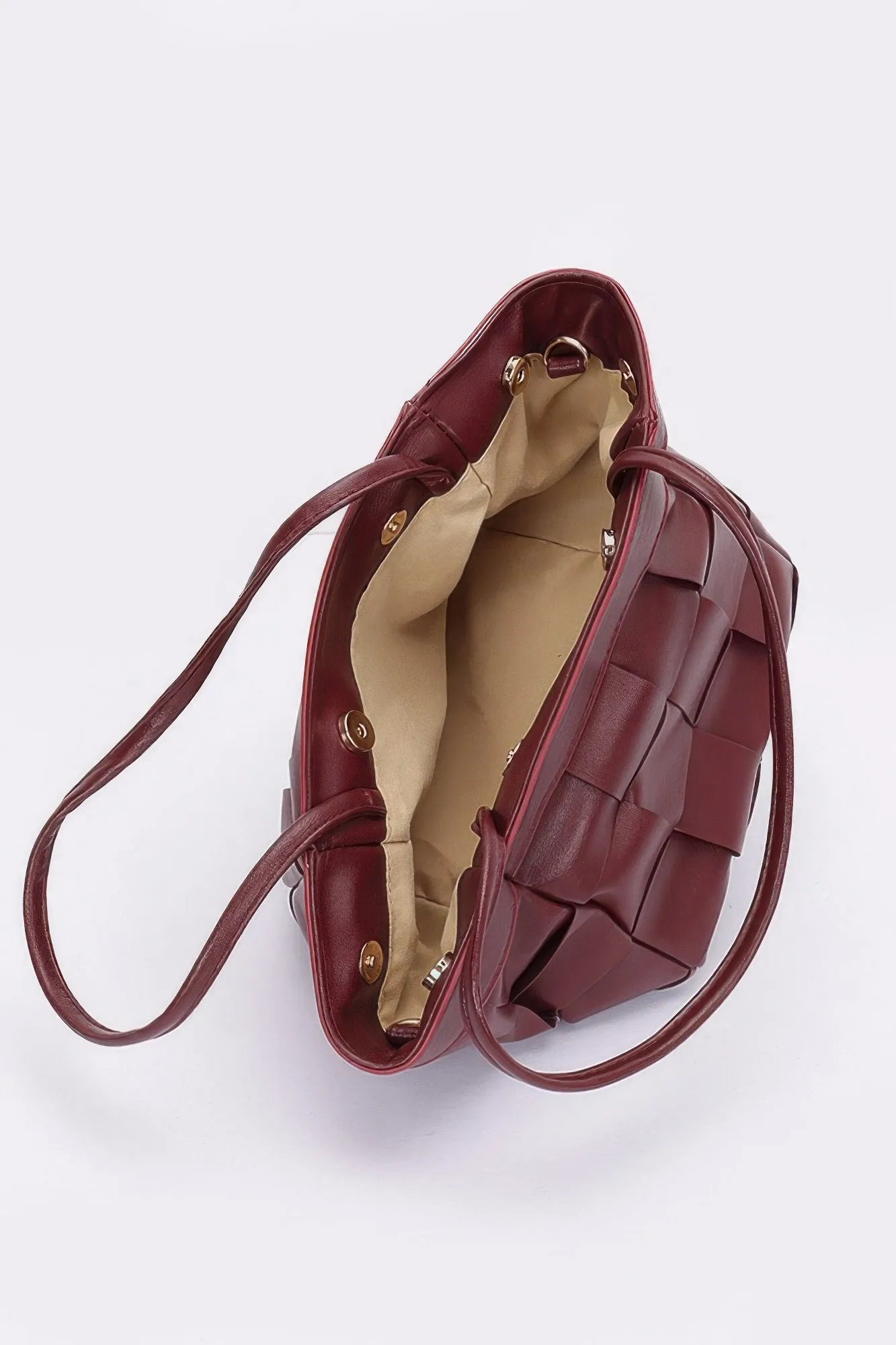 Faux Leather Braided Tote Bag sold by Unique Kulture product image thumbnail 3