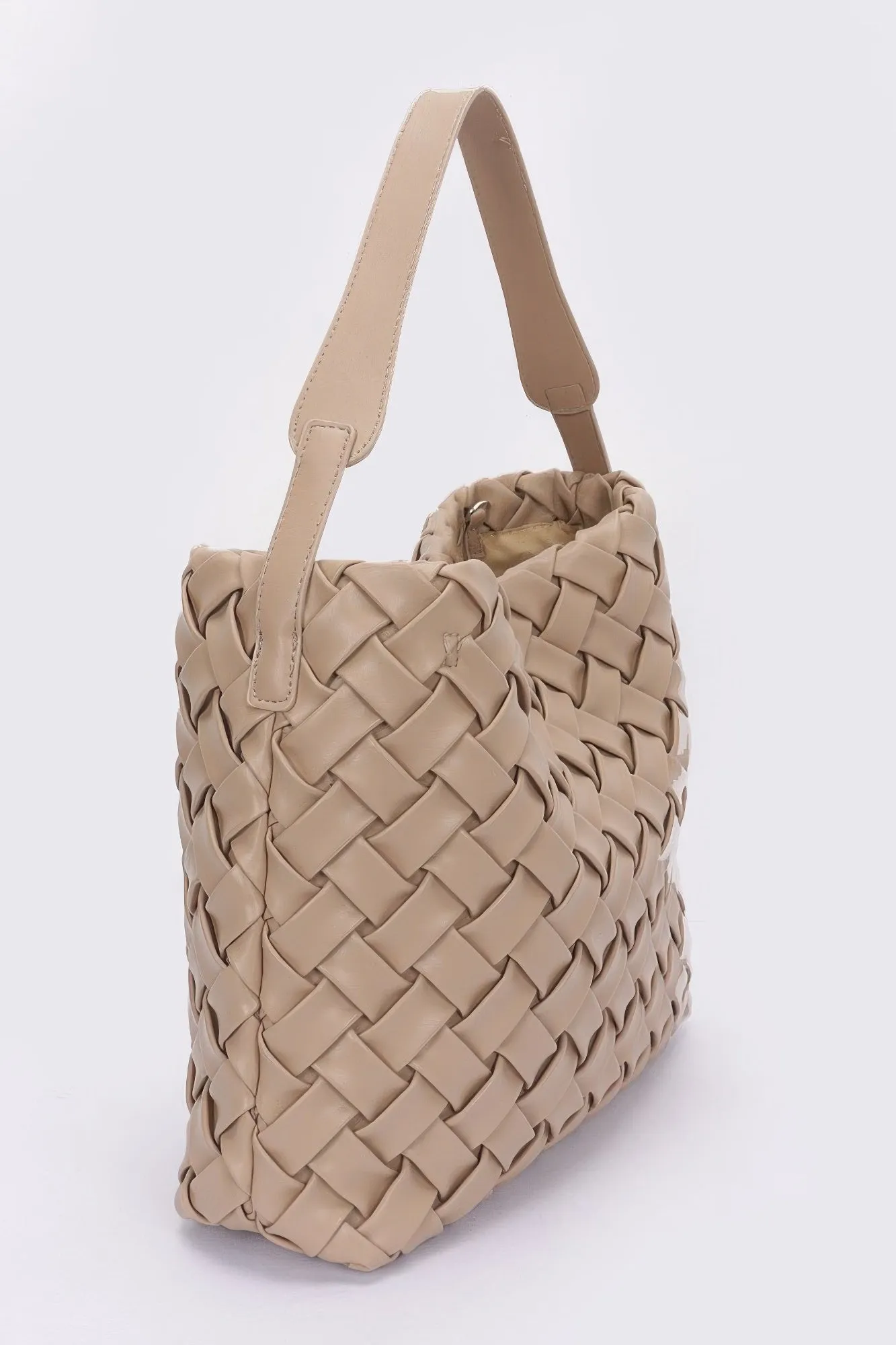 Faux Leather Braided Embossed Hobo Bag sold by Unique Kulture product image thumbnail 2