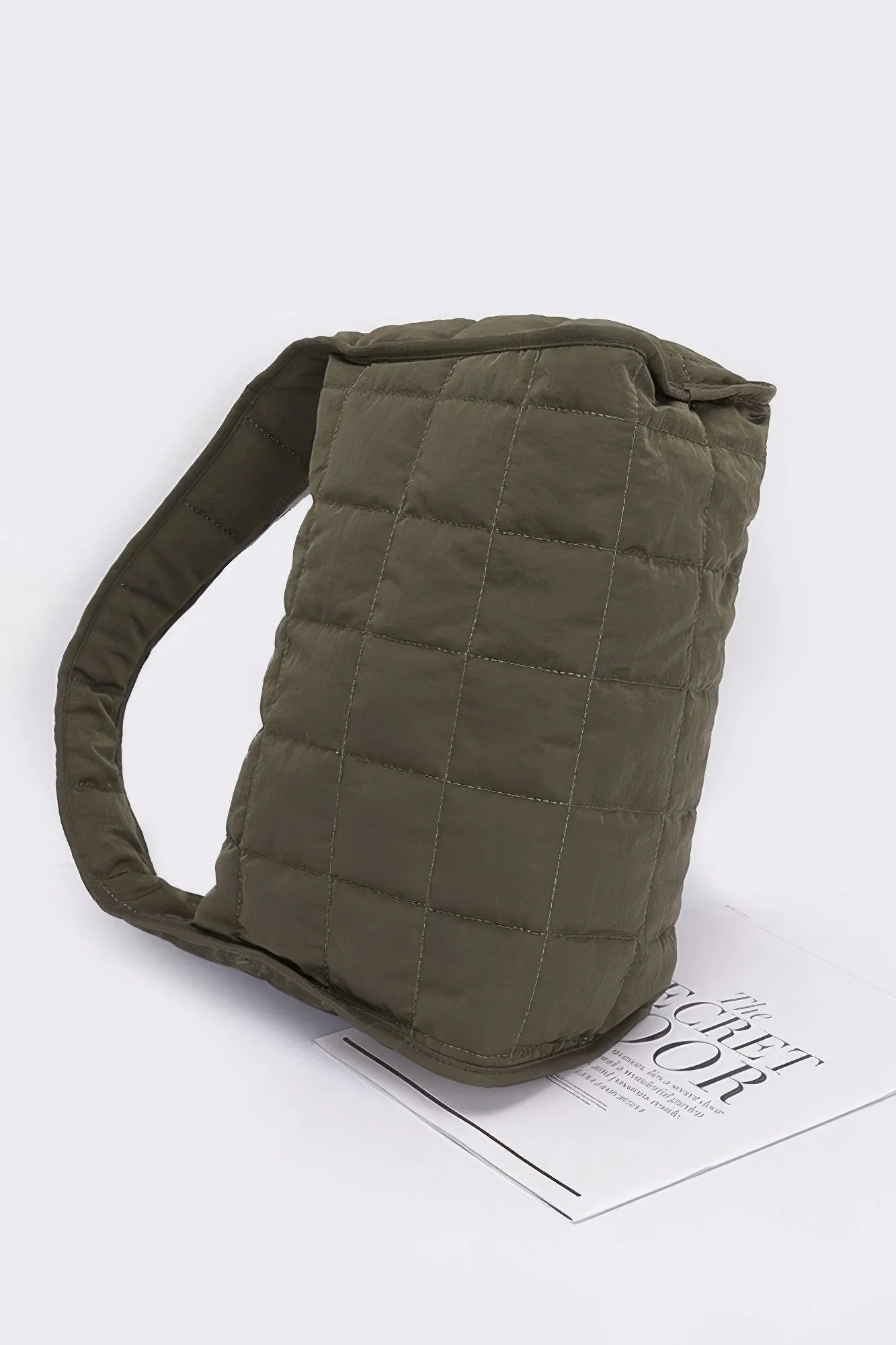 Quilted Nylon Shoulder Bag sold by Unique Kulture product image thumbnail 4