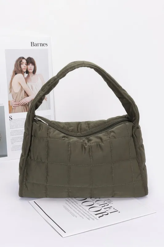 Quilted Nylon Shoulder Bag sold by Unique Kulture