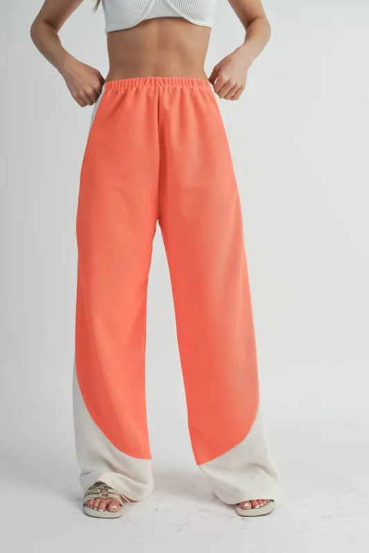 Two Toned Wide Leg Pants made by C.C