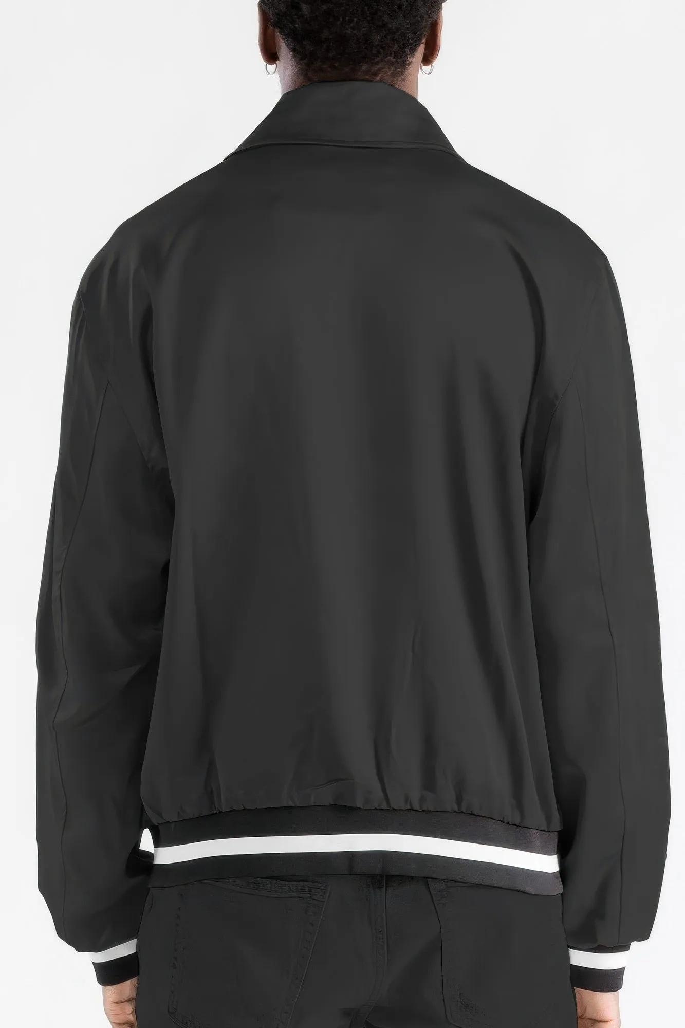 Luxury Satin Bomber Jacket sold by Unique Kulture product image thumbnail 4