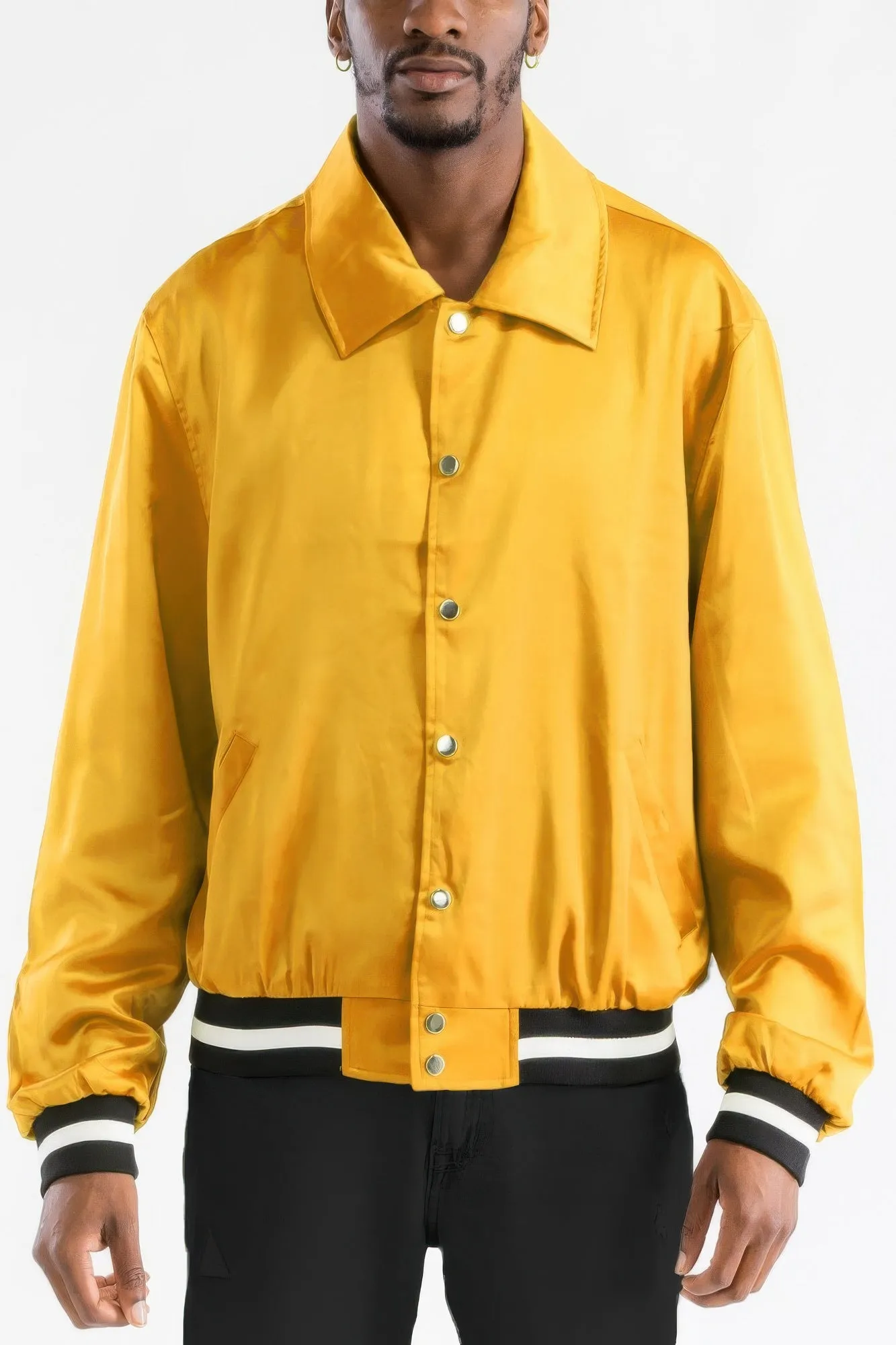 Luxury Satin Bomber Jacket sold by Unique Kulture product image thumbnail 5