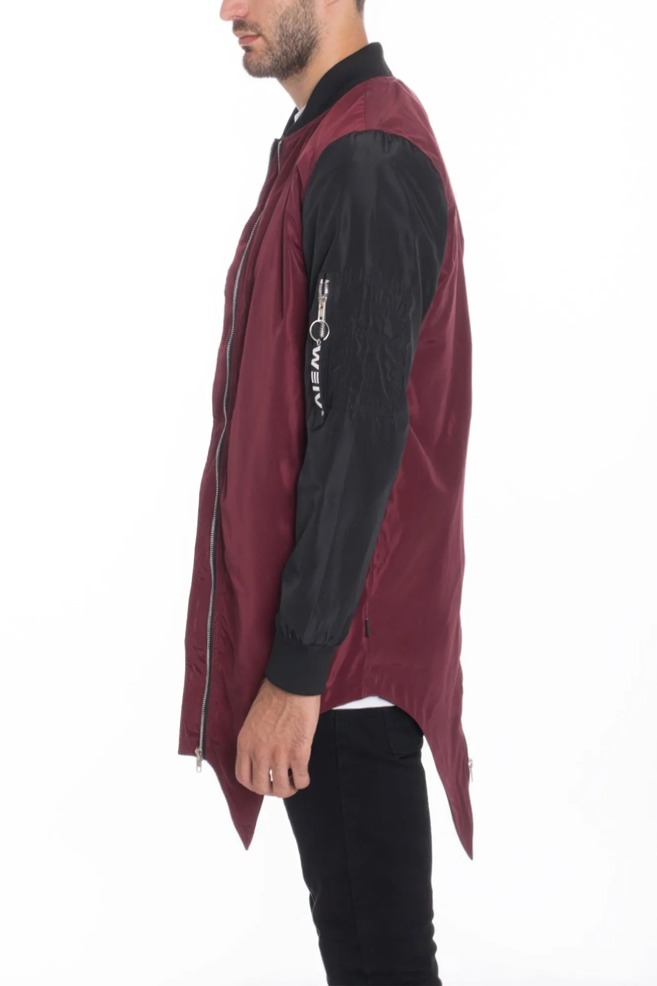 Mens Casual Windbreaker Satin Jacket sold by Unique Kulture product image thumbnail 5