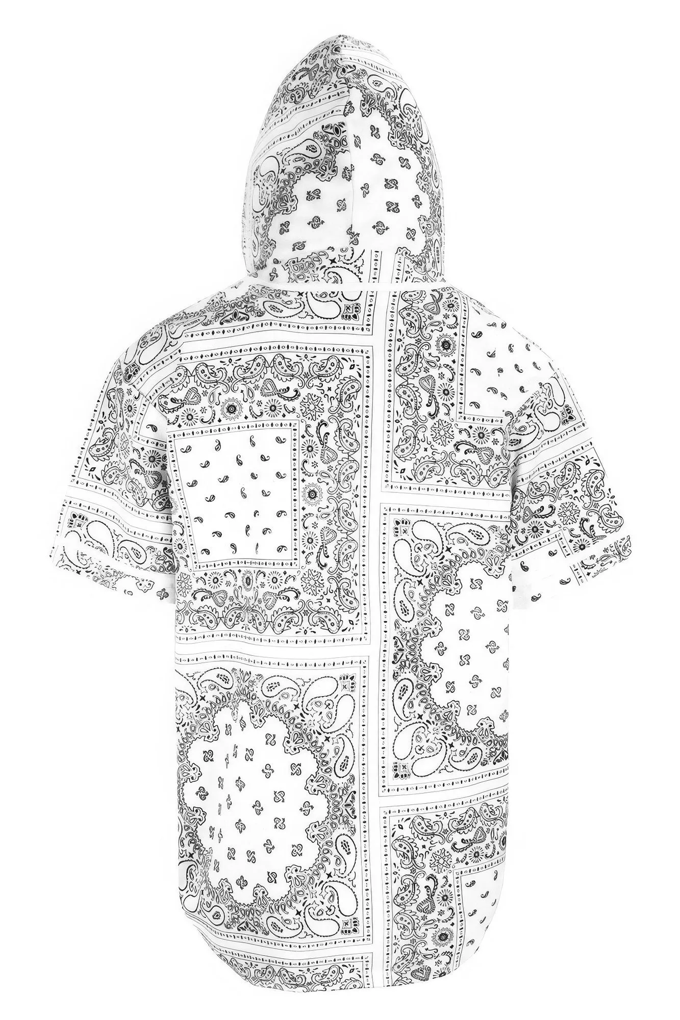Hooded Bandana Baseball Jersey sold by Unique Kulture product image thumbnail 2