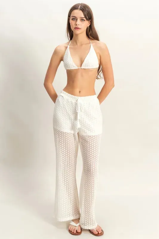 HYFVE Crochet Bra and Drawstring Pants Set sold by Unique Kulture