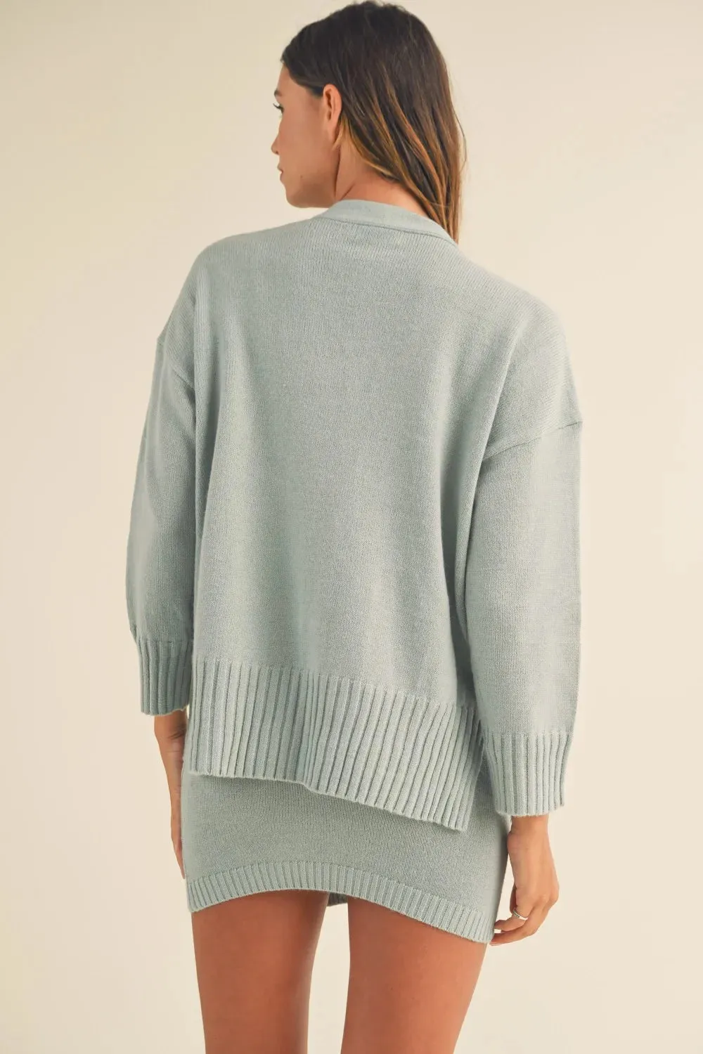 MABLE 3 Pieces Sweater Set with Crop Cami, Mini Skirt, Cardigan sold by Unique Kulture product image thumbnail 2