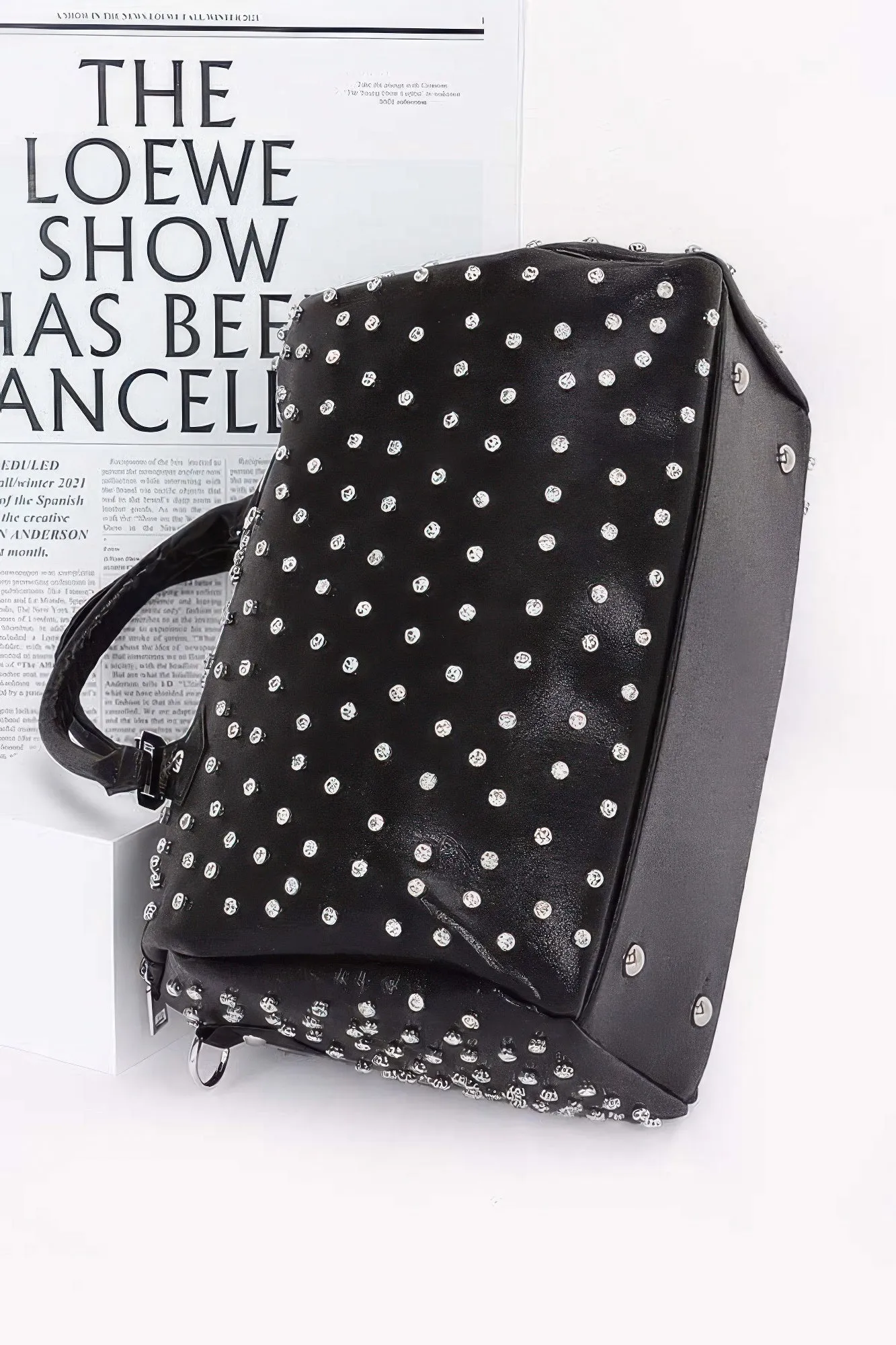 Rhinestone Studded Bowling Bag sold by Unique Kulture product image thumbnail 3
