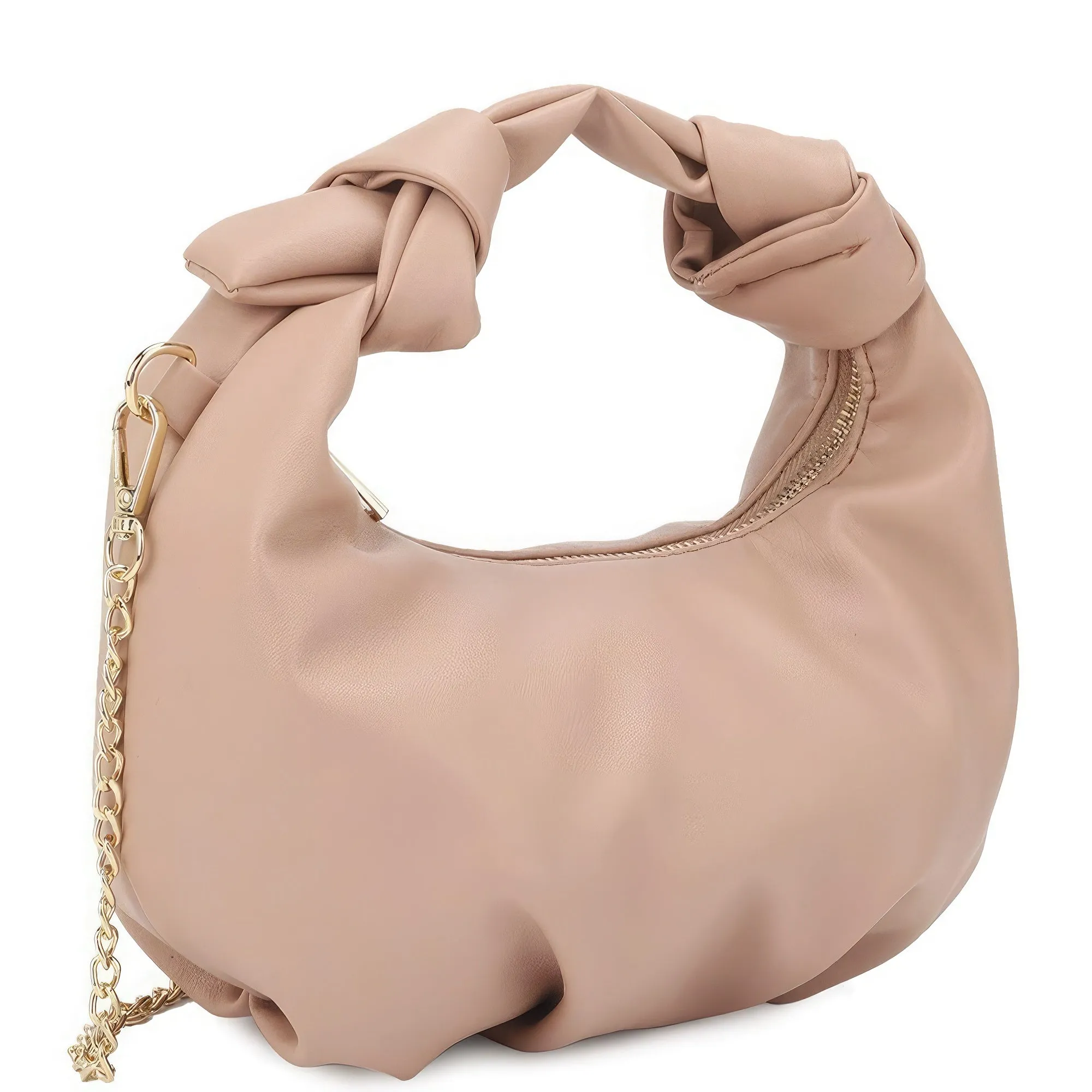 Smooth Round Handle Zipper Bag sold by Unique Kulture