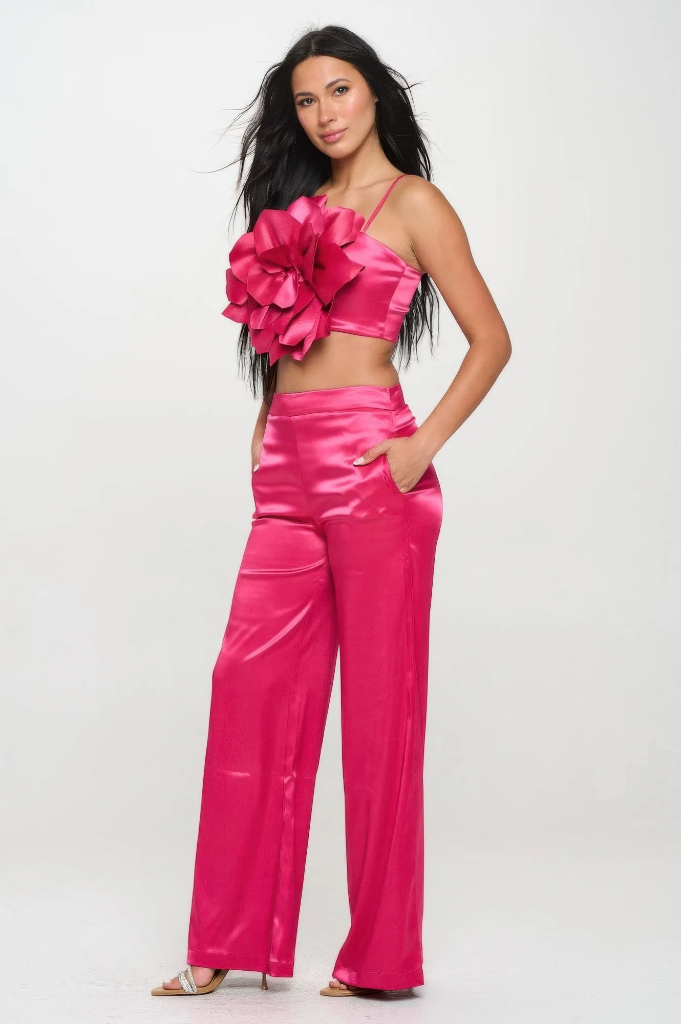 Crop Top & Pant Set sold by Unique Kulture product image thumbnail 3