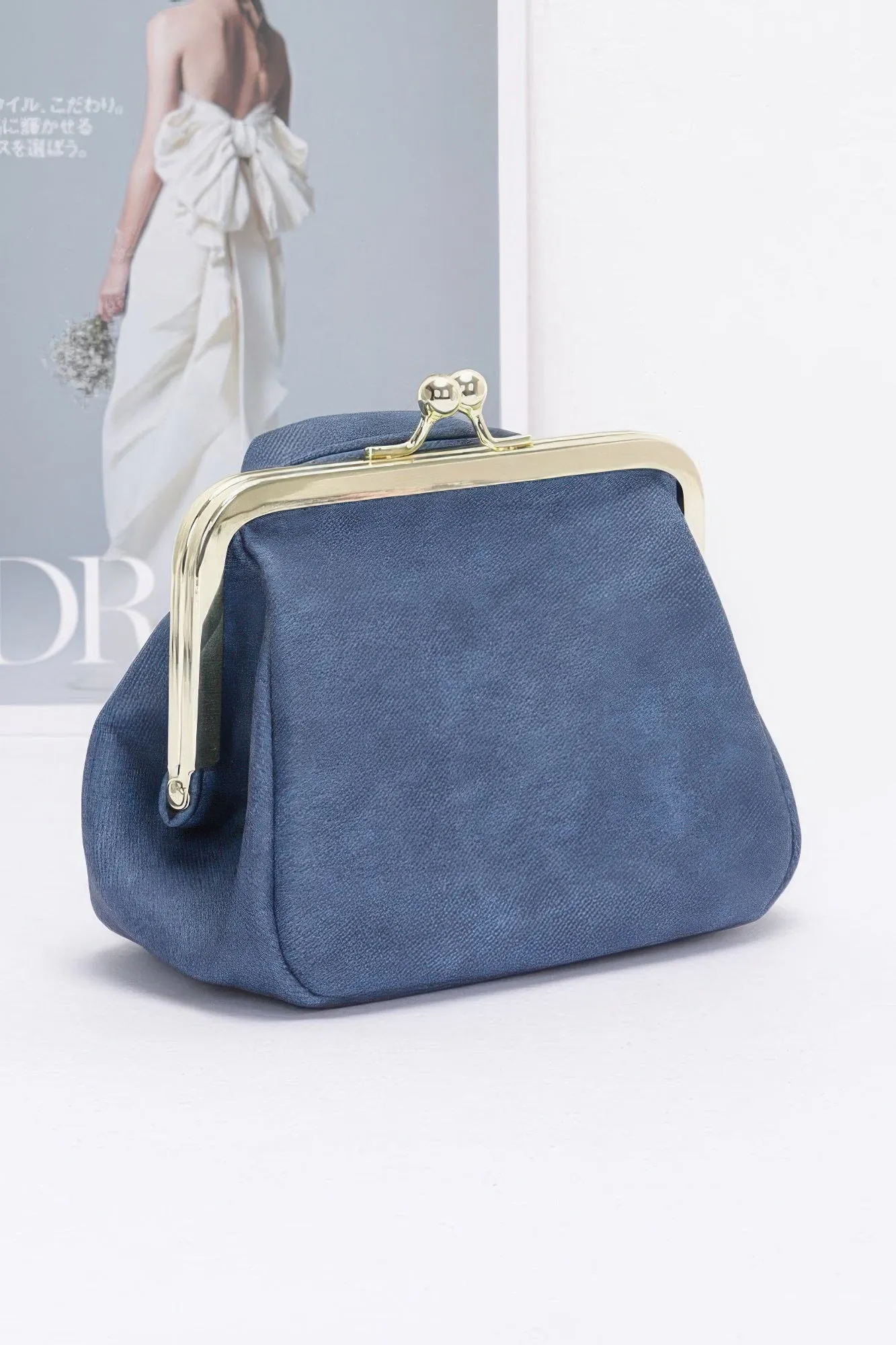 Faux Denim Leather Jacket Style Crossbody Bag sold by Unique Kulture product image thumbnail 5