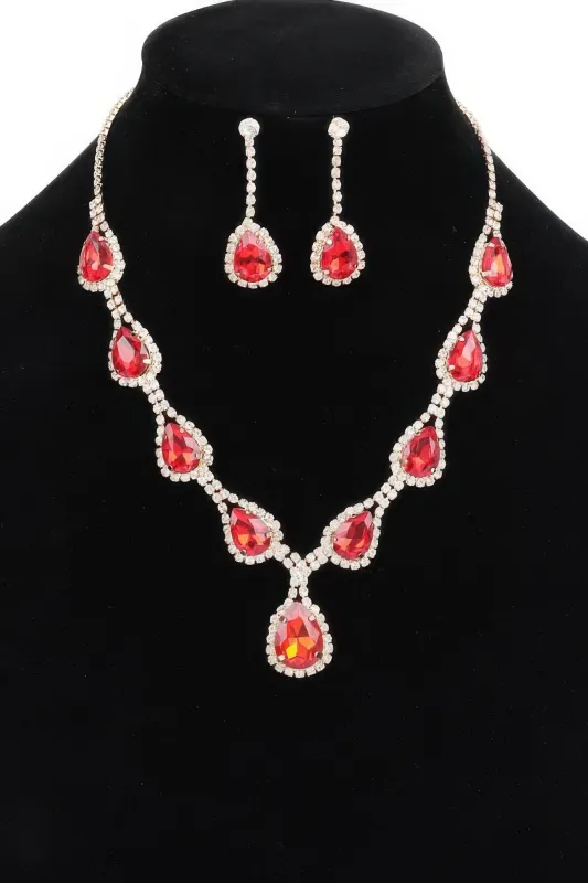 Rhinestone Necklace Set sold by Unique Kulture