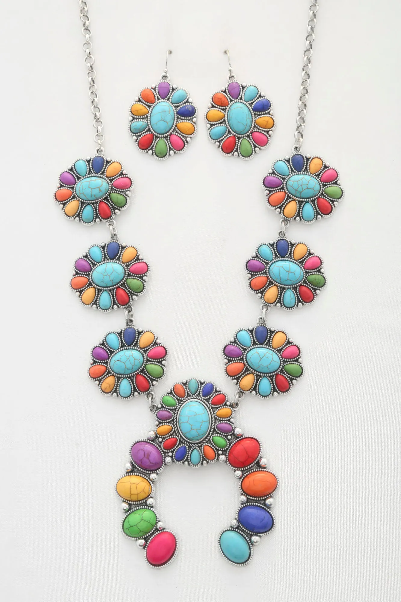 Western Rodeo Horse Concho Necklace sold by Unique Kulture
