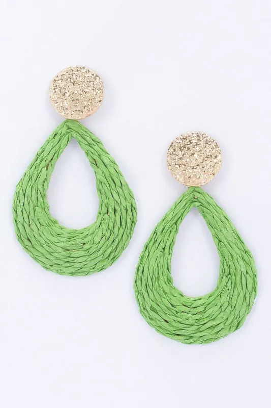 Metal And Paper Earring made by C.C