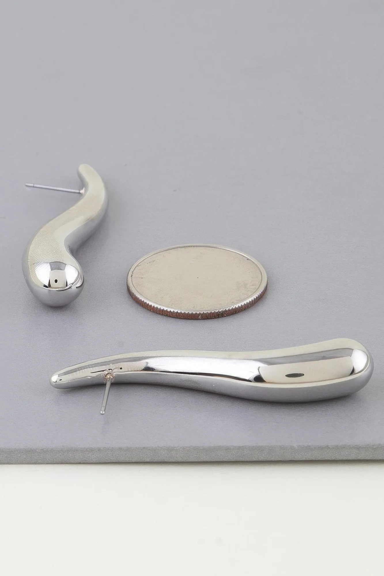 Abstract Wave Teardrop Earrings sold by Unique Kulture product image thumbnail 4