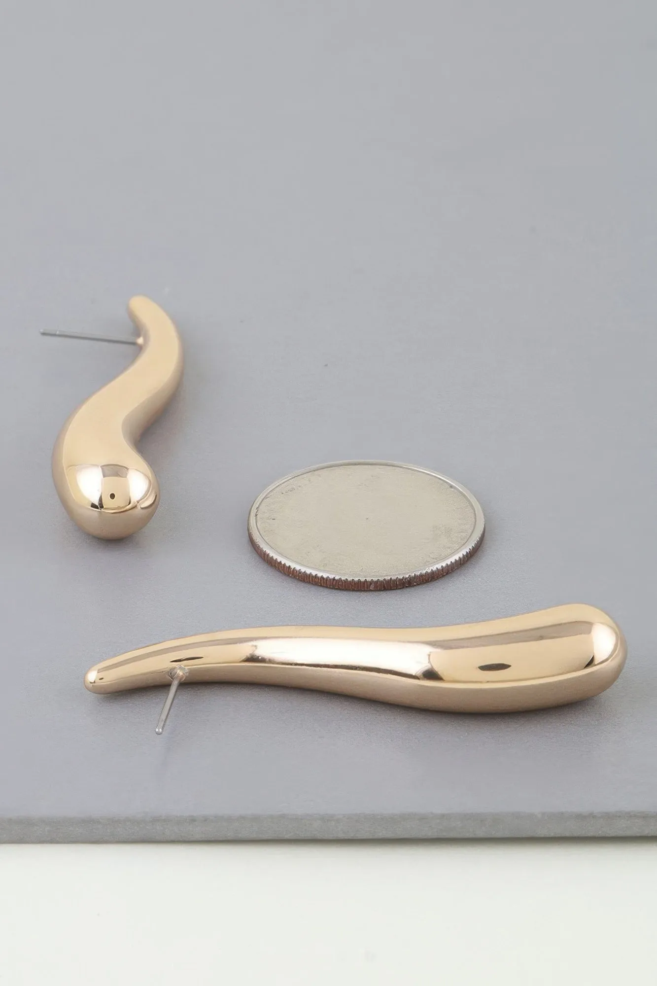 Abstract Wave Teardrop Earrings sold by Unique Kulture product image thumbnail 3
