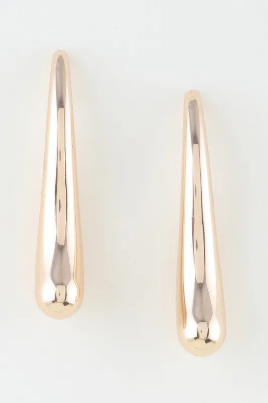 Abstract Wave Teardrop Earrings made by C.C