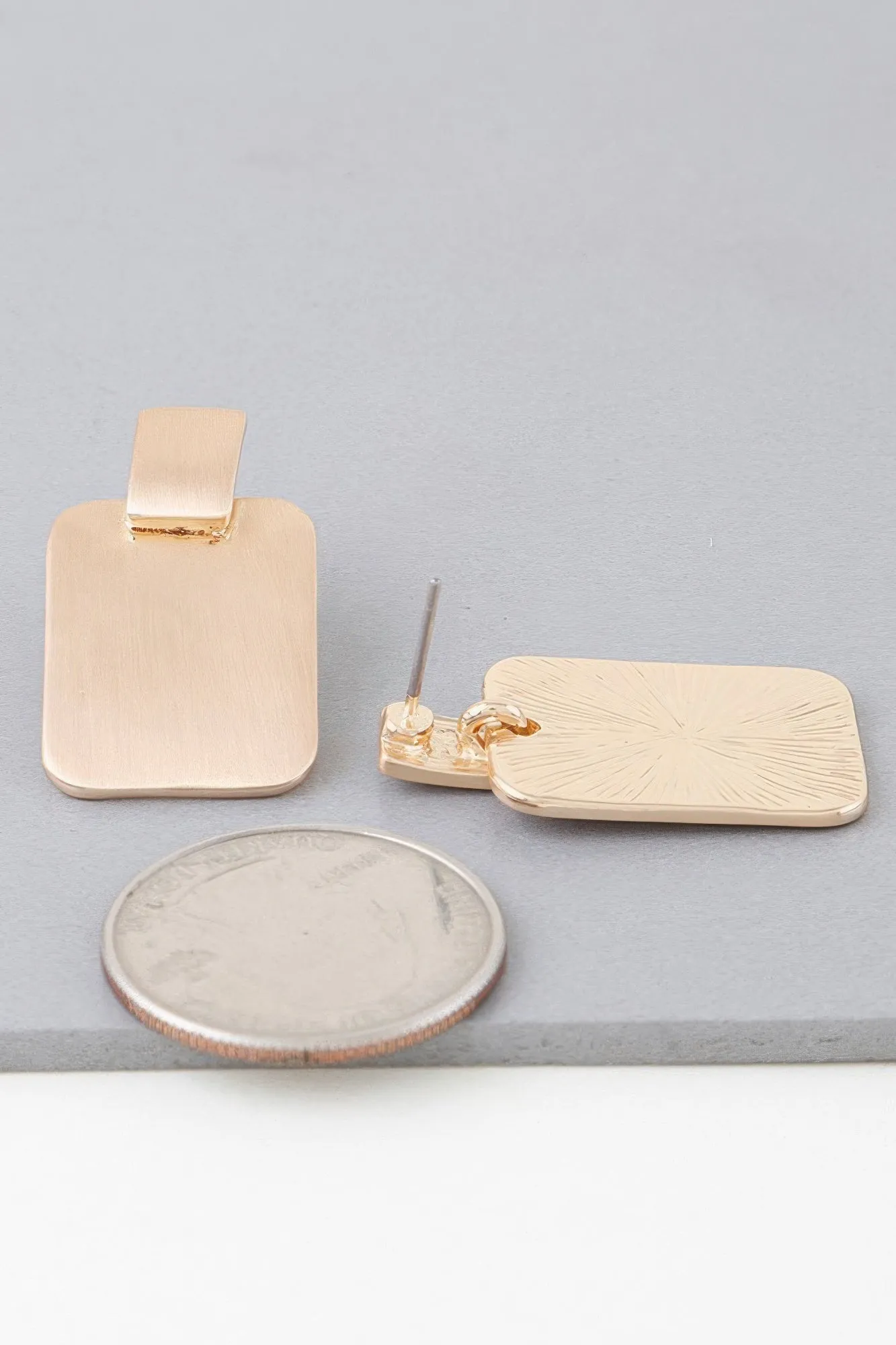 Modern Flat Cubic Earrings sold by Unique Kulture product image thumbnail 3