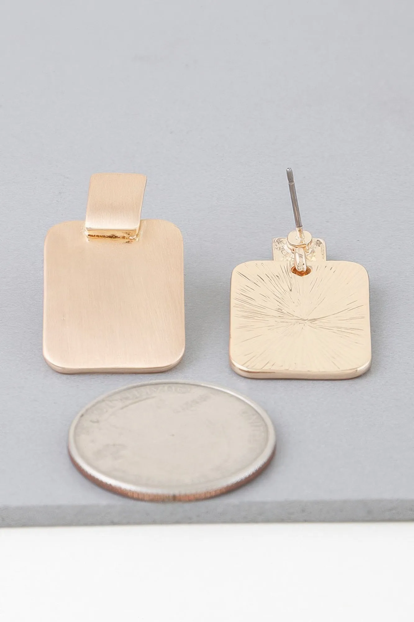 Modern Flat Cubic Earrings sold by Unique Kulture product image thumbnail 2