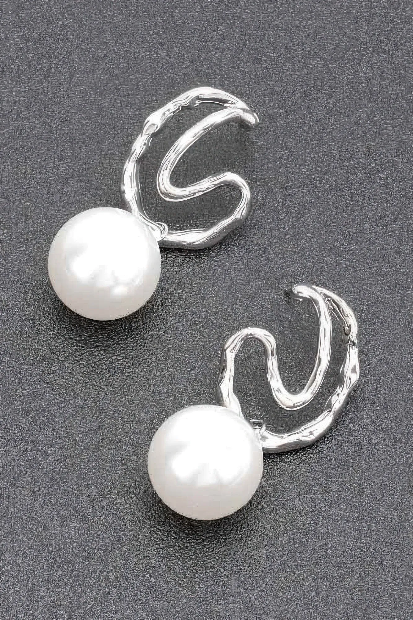 Faux Pearl Metal Earring sold by Unique Kulture product image thumbnail 5