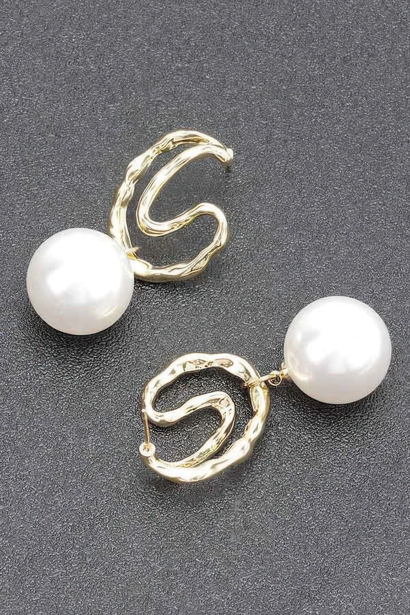 Faux Pearl Metal Earring sold by Unique Kulture product image thumbnail 3