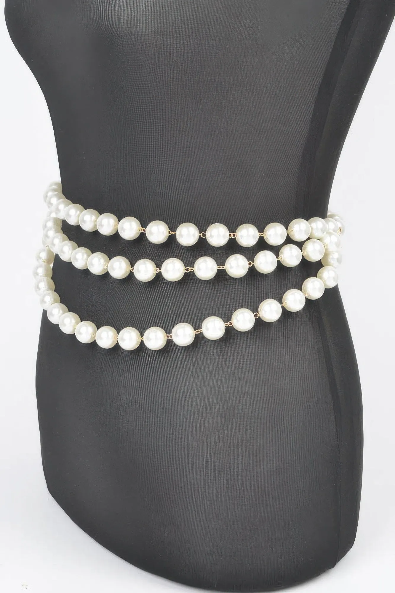 Multi Layered Pearl Chain Belt sold by Unique Kulture product image thumbnail 2
