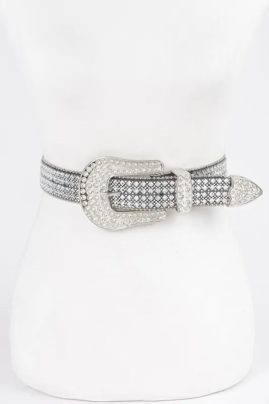 Rhinestone Western Style Belt sold by Unique Kulture