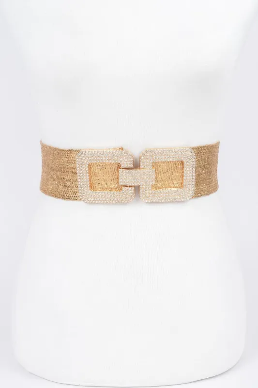 Rhinestone Elastic Belt sold by Unique Kulture