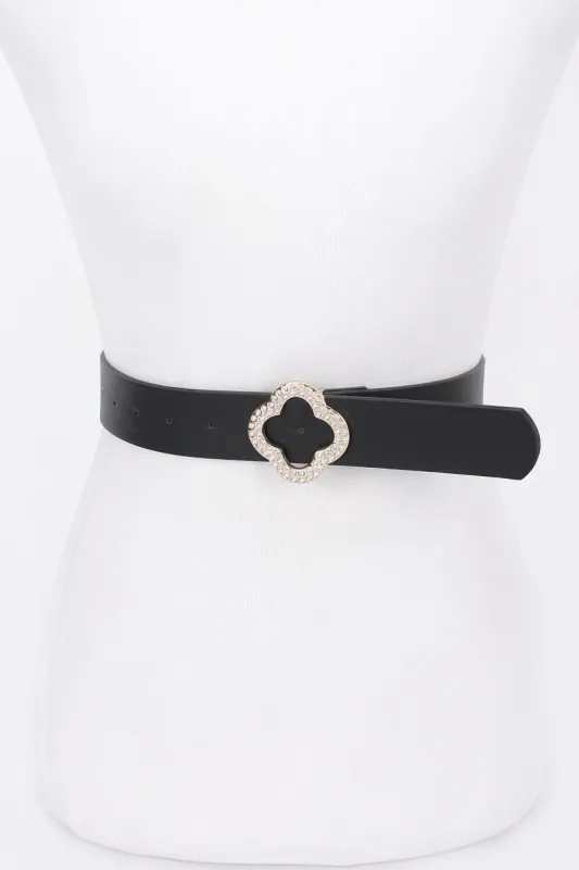 Faux Leather Metal Buckle Plus Belt sold by Unique Kulture