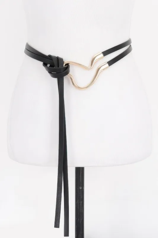 Metal Buckle Wrap Belt sold by Unique Kulture