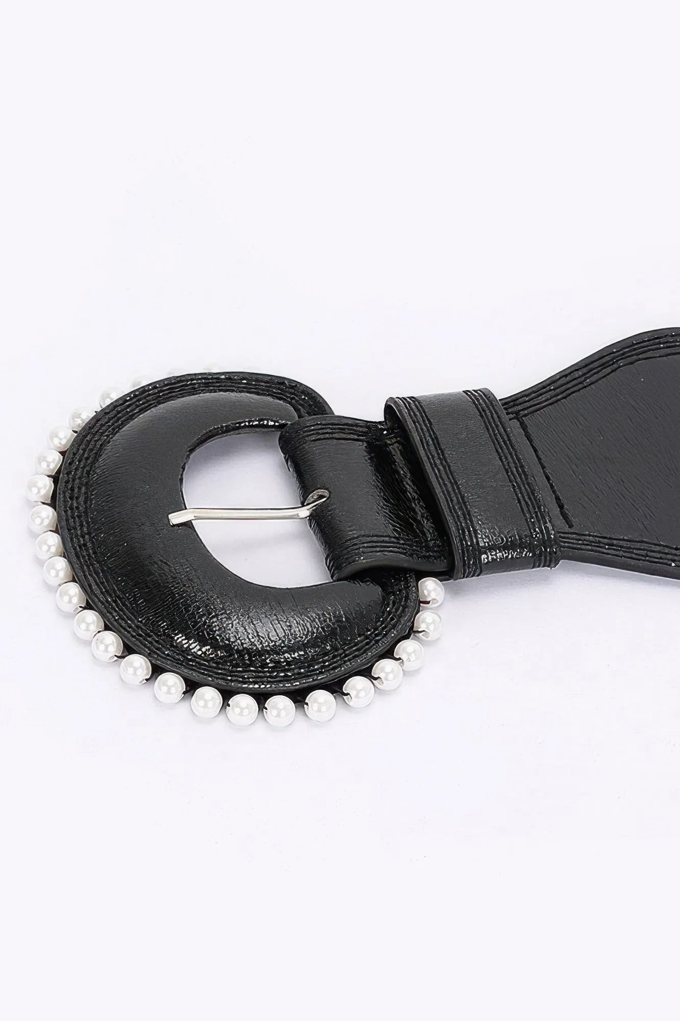 Pearl Metallic Pu Elastic Belt sold by Unique Kulture product image thumbnail 5