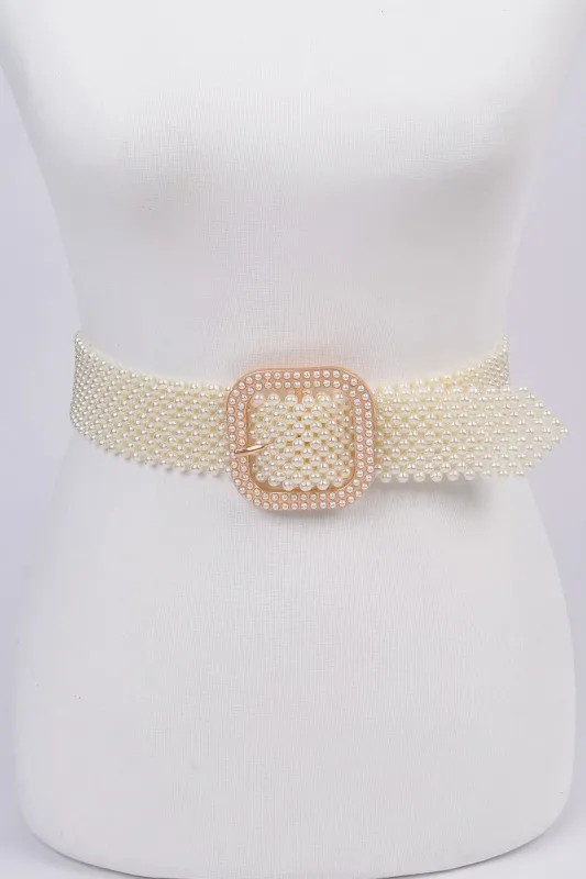 Knitted Pearl Beltt sold by Unique Kulture