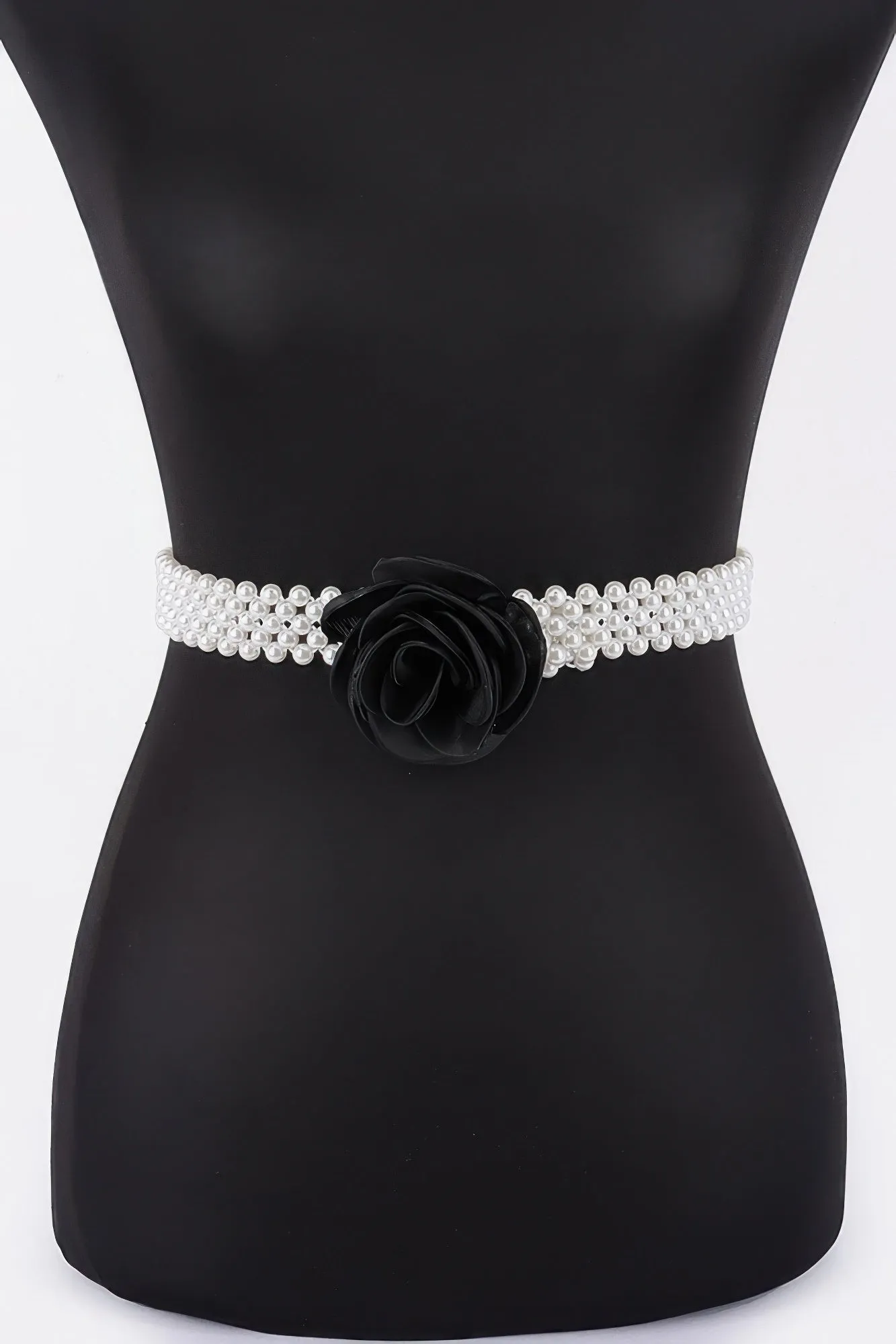 Flower Stretch Pearl Belt sold by Unique Kulture